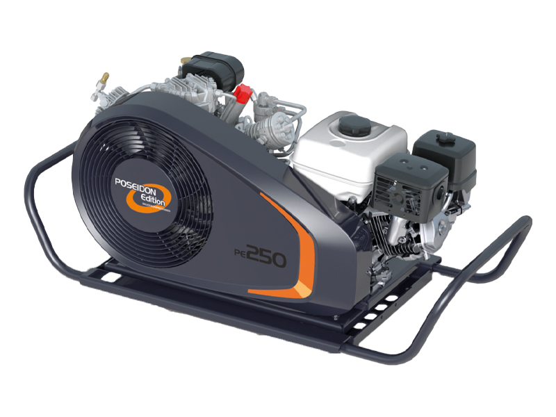 Bensindriven högtryckskompressor från Bauer