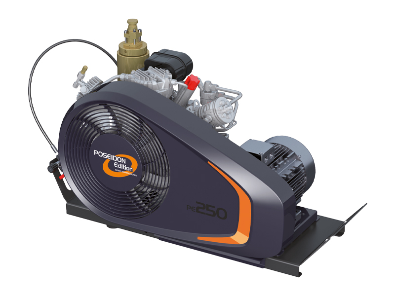 Ledriven högtryckskompressor från Boge med 3-fas