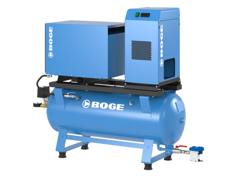 Oljesmord kolvkompressor från Boge