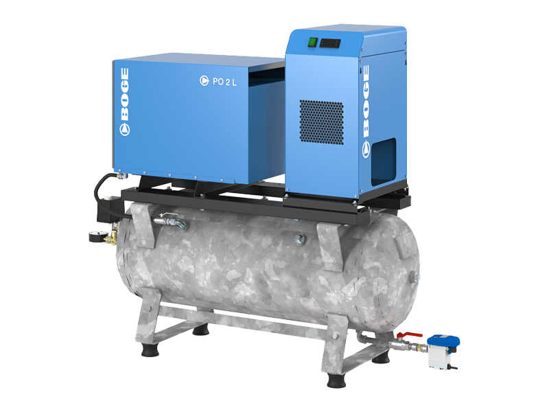 Oljesmord kolvkompressor från Boge