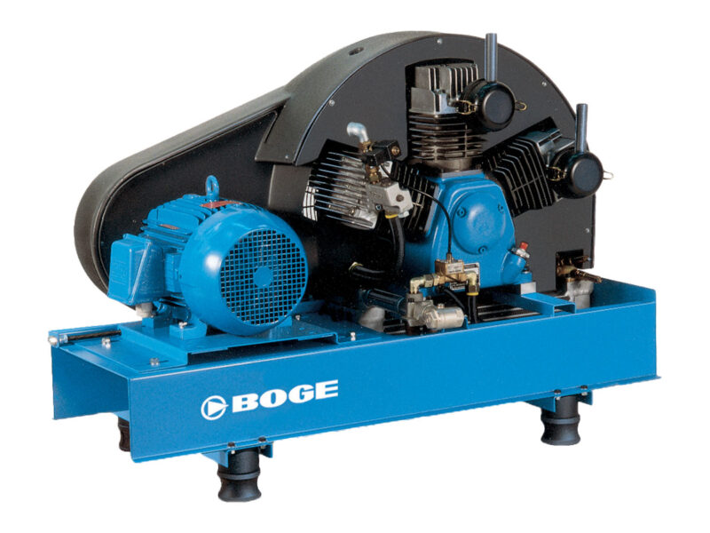 Oljesmord kolvkompressor från Boge