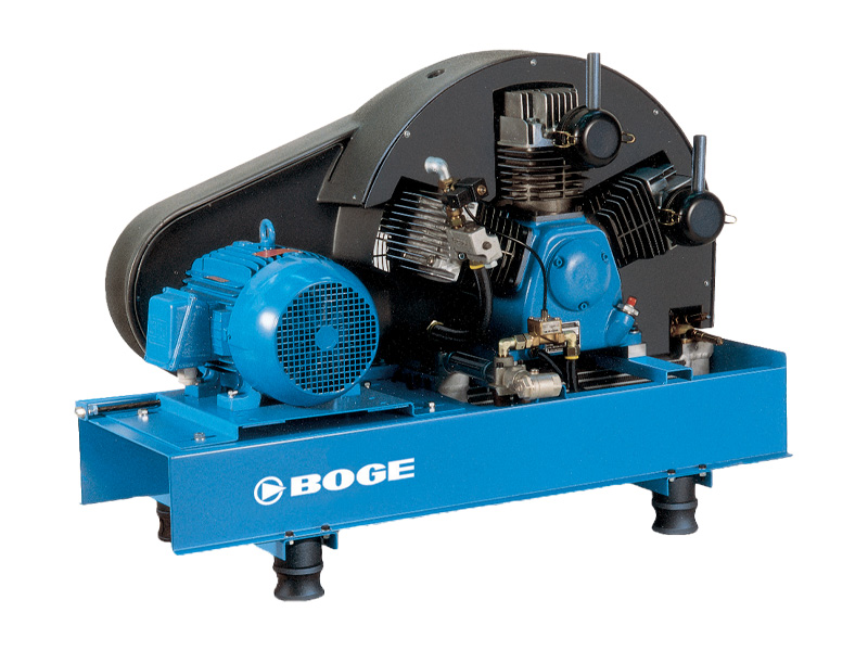 Oljesmord kolvkompressor från Boge